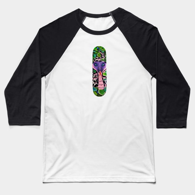 SSSlitherin Baseball T-Shirt by SeanKalleyArt